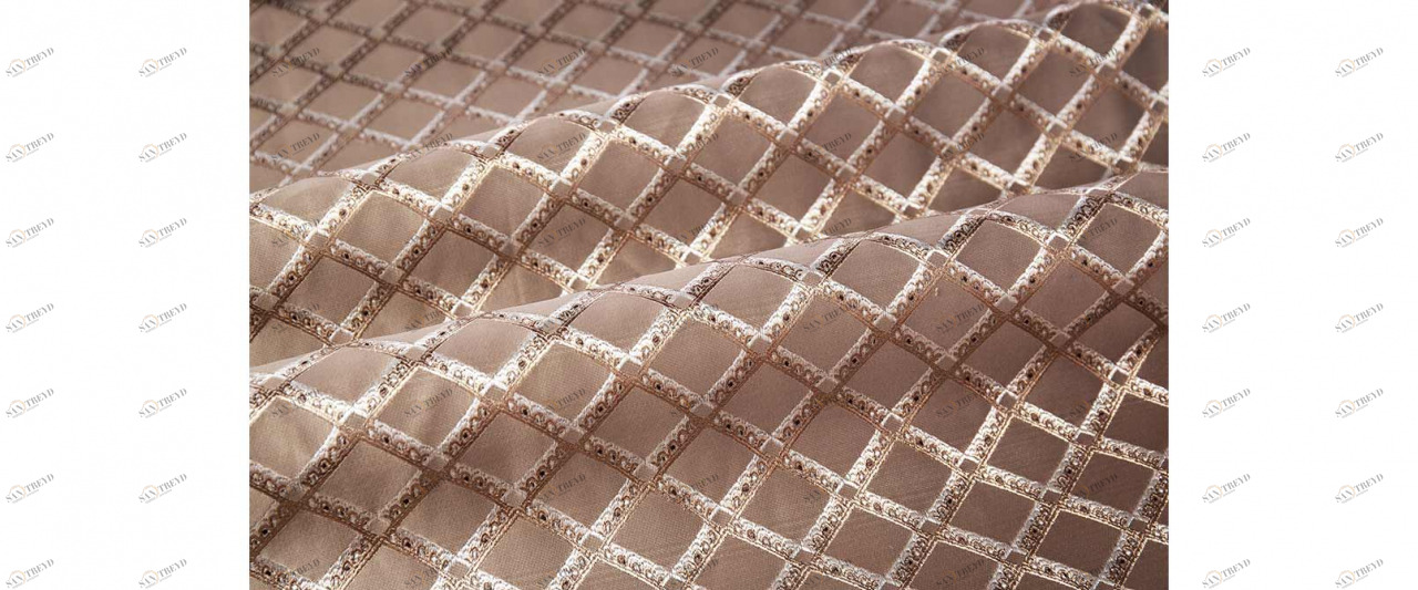 COLORISTICA San Feliche combi col.Cappuccino Ткань мебельная  Жаккард  San Feliche Розовый 