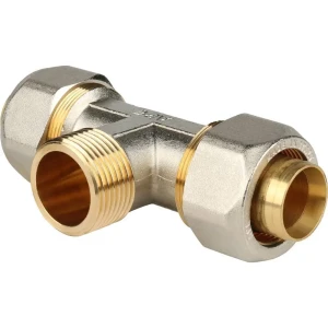 Тройник комбинированный Stout 32x1"x32 мм НР латунь SFS-0011-000132 82306099 STLM-2127342