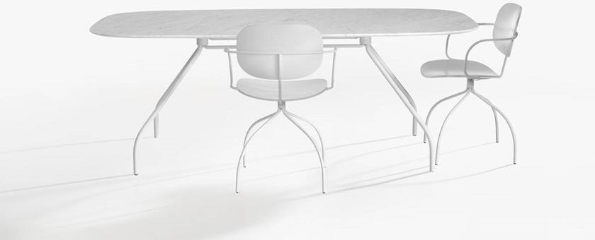 IOC project partners Рабочий стол / стол для переговоров из каррарского мрамора Sempione sun-id-1464324 - Вид №1