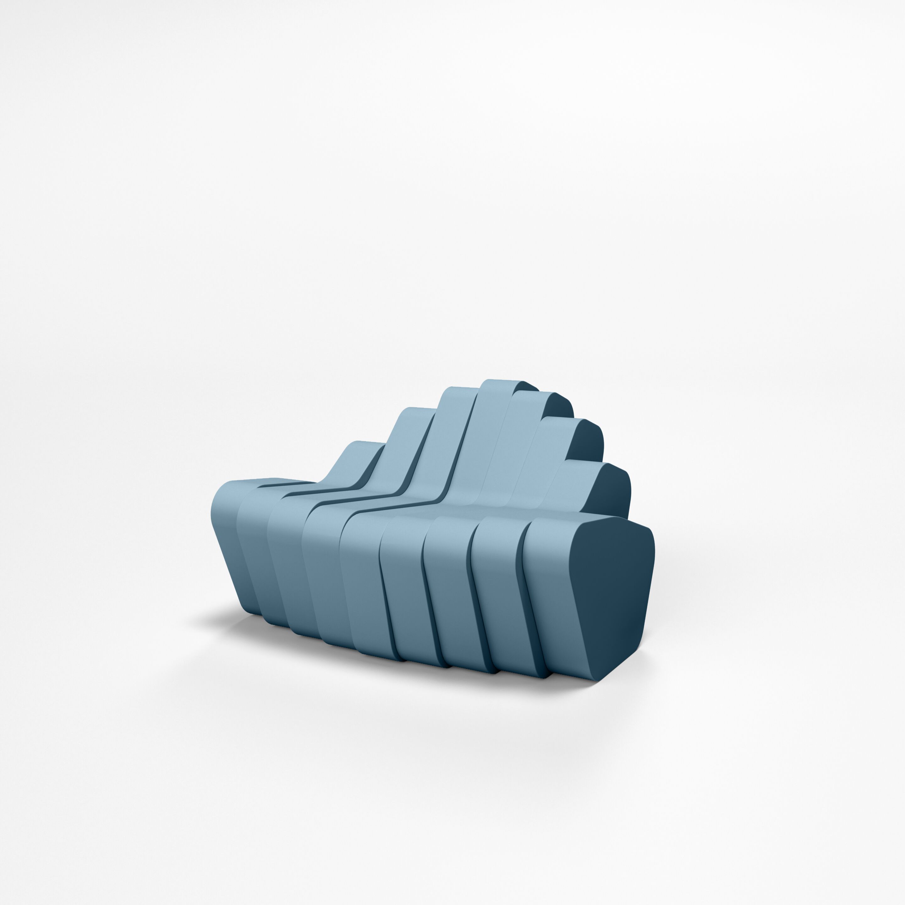 Пенопластовая скамья со спинкой SIXINCH Cliffy ARCH-00009974 - Вид №9