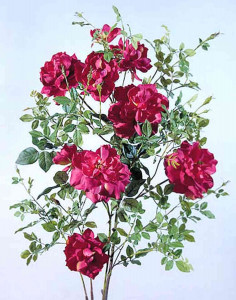 3159 444 a2 Шелковый спрей диких роз, 9 цветов, 3 цветка, 110 см, красный H-andreas