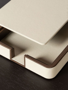 Кожаный лоток для документов