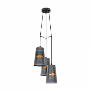 Люстра подвесная серая Eglo Honeybourne 43108 EGLO ДИЗАЙНЕРСКИЕ, HONEYBOURNE 00-3834125 Серый