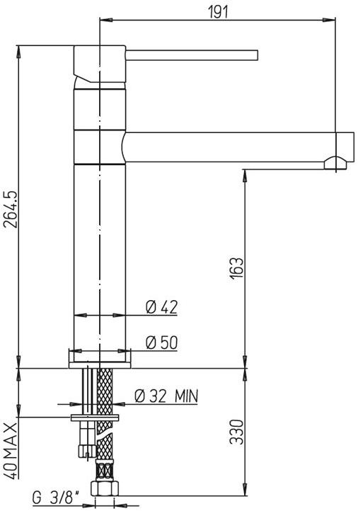 Paini Cox 78CR583KM смеситель для кухни  - Вид №2