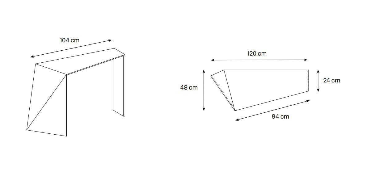 Стеклянная консоль Tonelli Design Пенроуз ARCH-00061902 - Вид №2