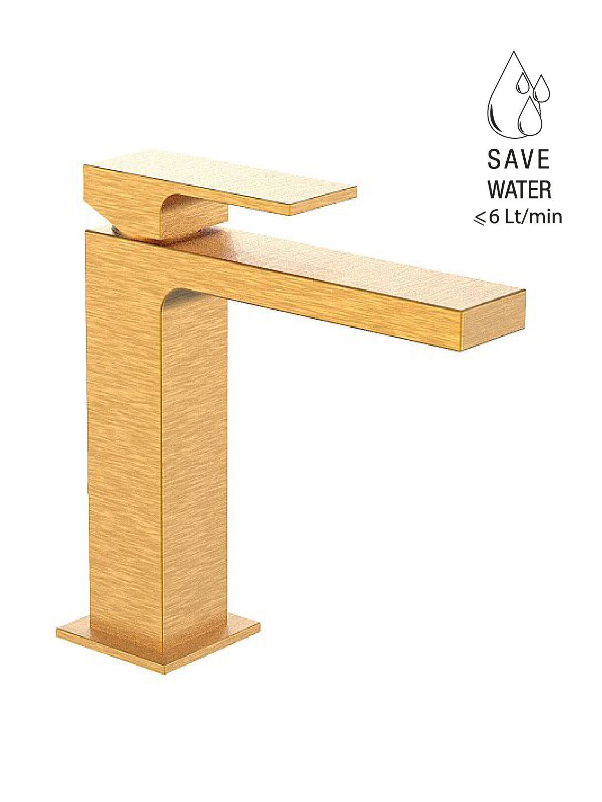 Однорычажный смеситель для раковины без слива Rubinetterie Frattini Vita Due ARCH-00022389 - Вид №8