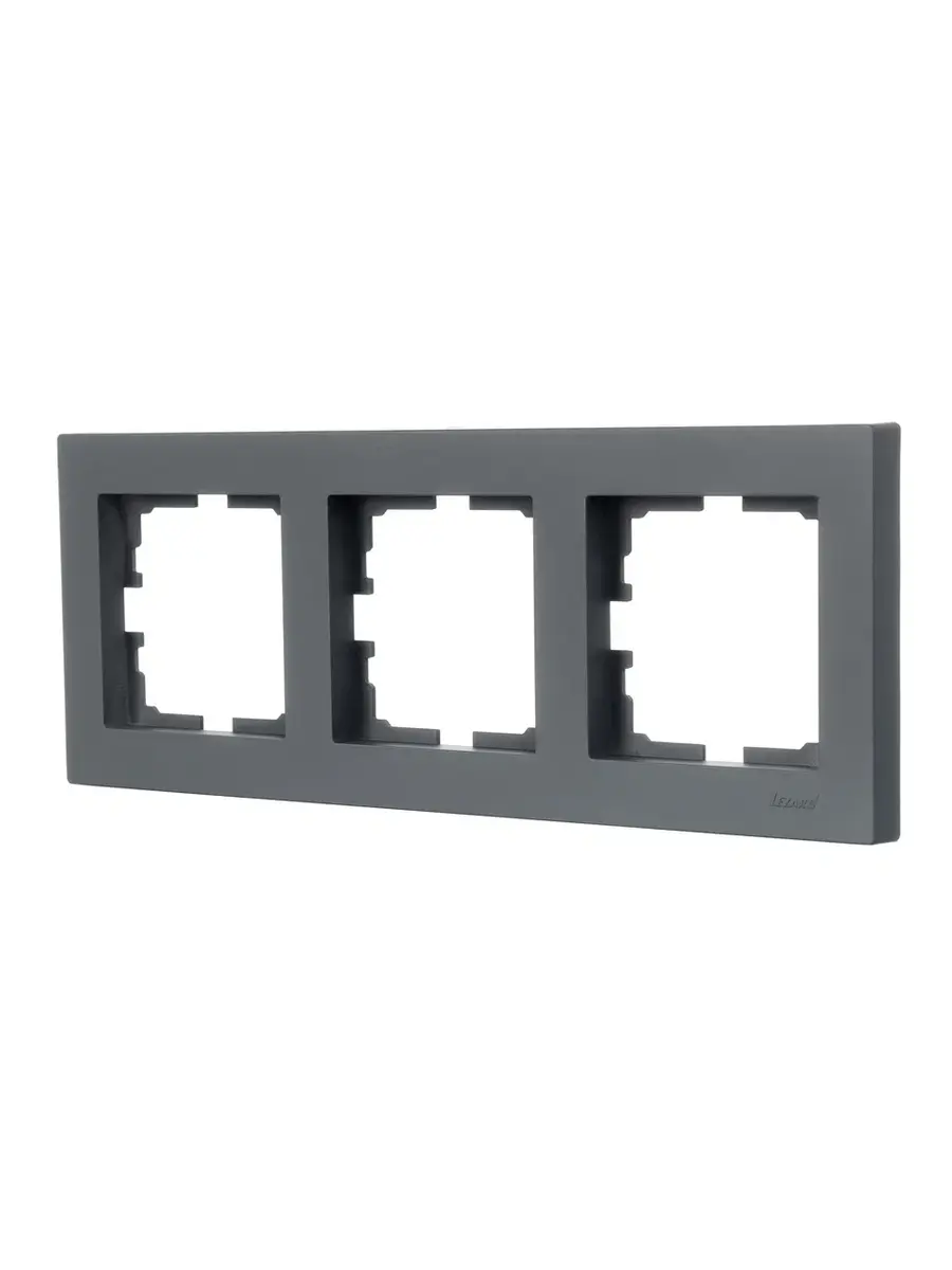 VESNA Рамка 3-я горизонтальная графит LEZARD 742-3400-148