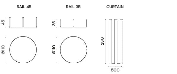 Ткань занавеска для душа Ex.T Nouveau ARCH-00036654 - Вид №2
