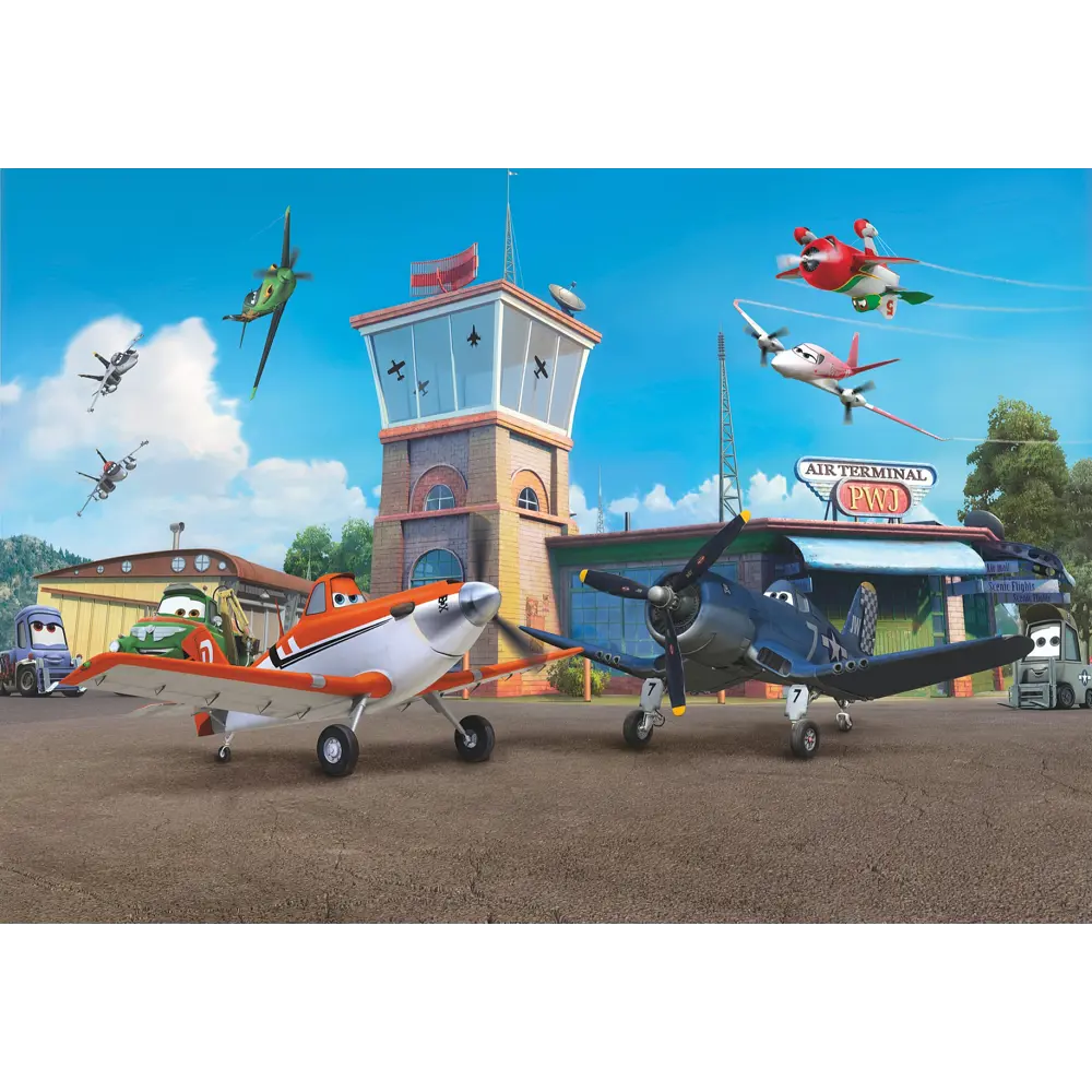 Фотообои бумажные, 368х254 см, Аэропорт Komar Disney/Marvel/Star Wars STLM-2167800