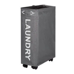 Корзина для белья Sensea Hamper 40 л цвет темно-серый