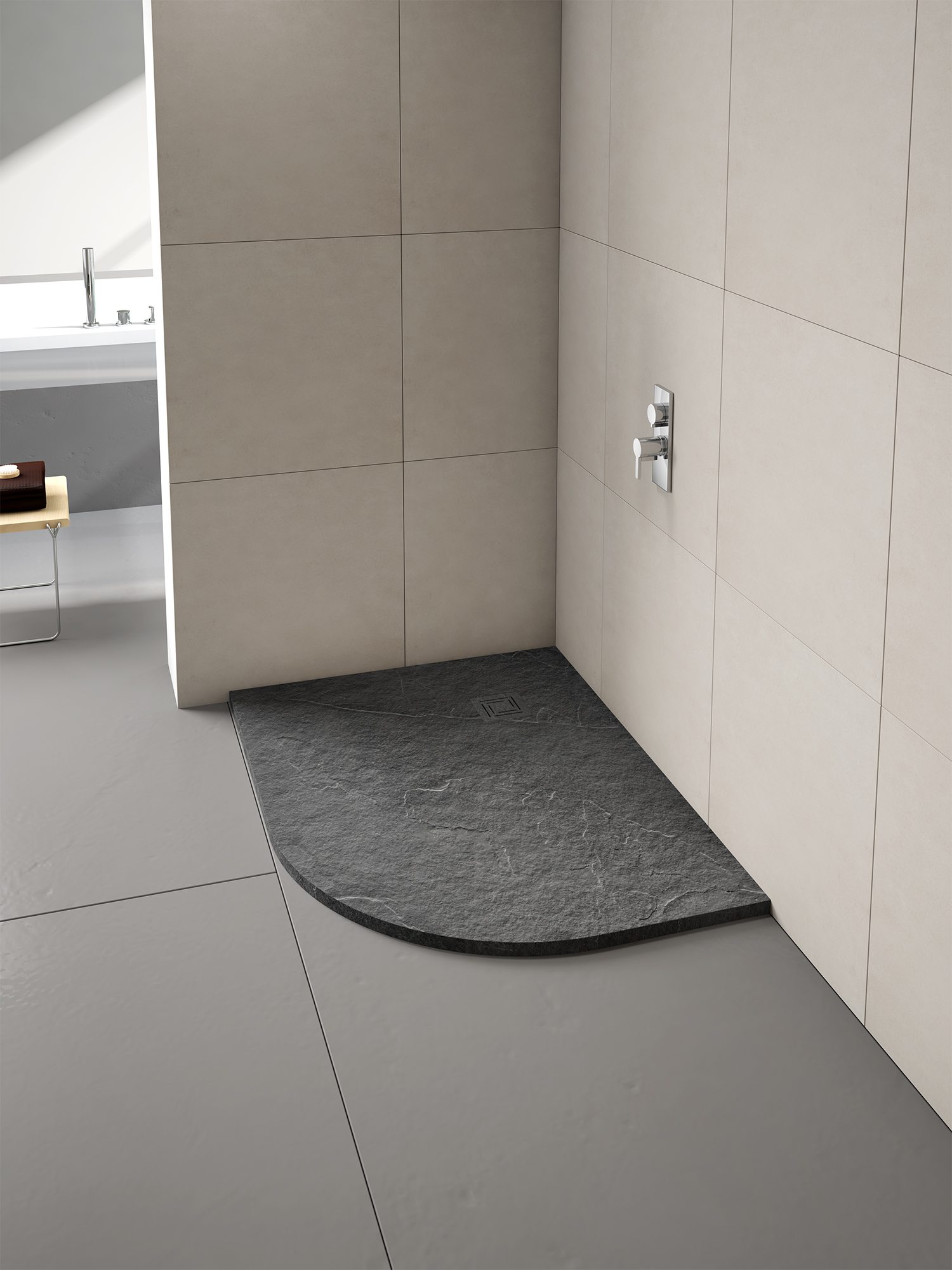 Душевой поддон T129HB L или R Merlyn Truestone - Вид №3