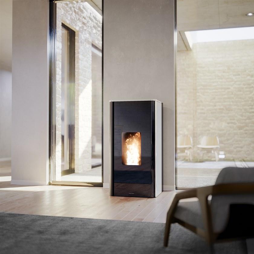 Jolly Mec Пеллетная печь с wifi класс а ++ Sistemi ad aria sun-id-1435949 - Вид №2