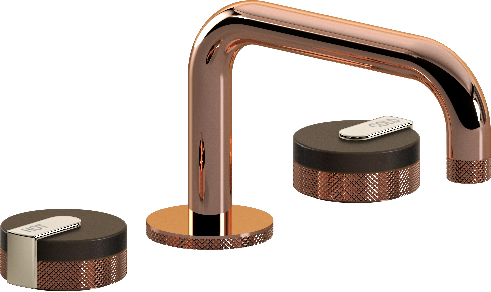 E-11510-R1OB-L1PN-RG Смеситель для умывальника на 3 отвертия GRAFF MOD+