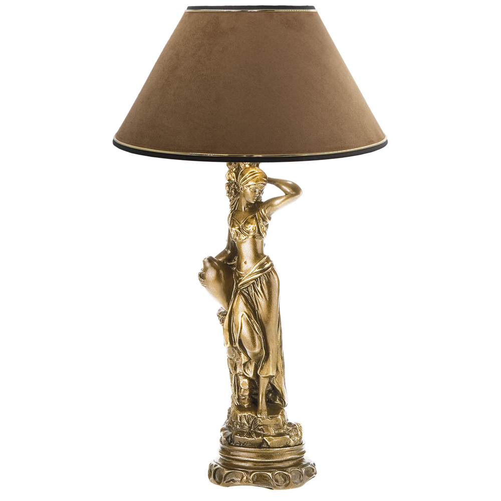 32016,34013 Настольная лампа Девушка с кувшином Бронза Тоффи BOGACHO 4627138210659, 4627179657093