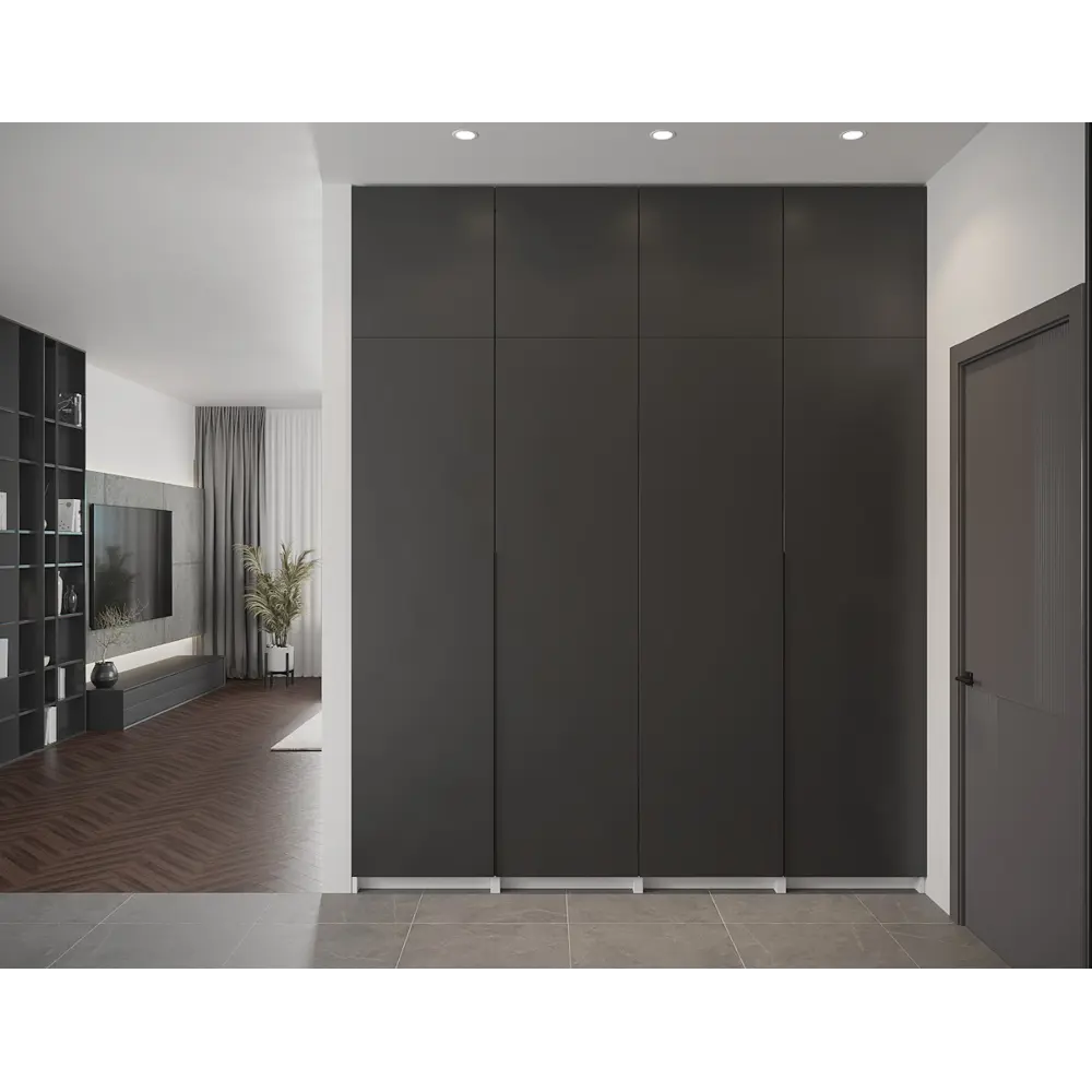 Дверь Лион 39.6x193.8x1.8 см ДСП цвет серый Santreyd STLM-2124456 - Вид №12