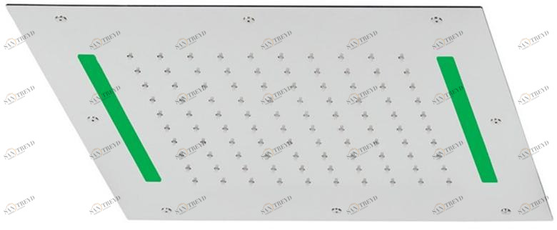 Rubinetteria Giulini Встроенная лейка дождевого душа с хромотерапией Ego F1731