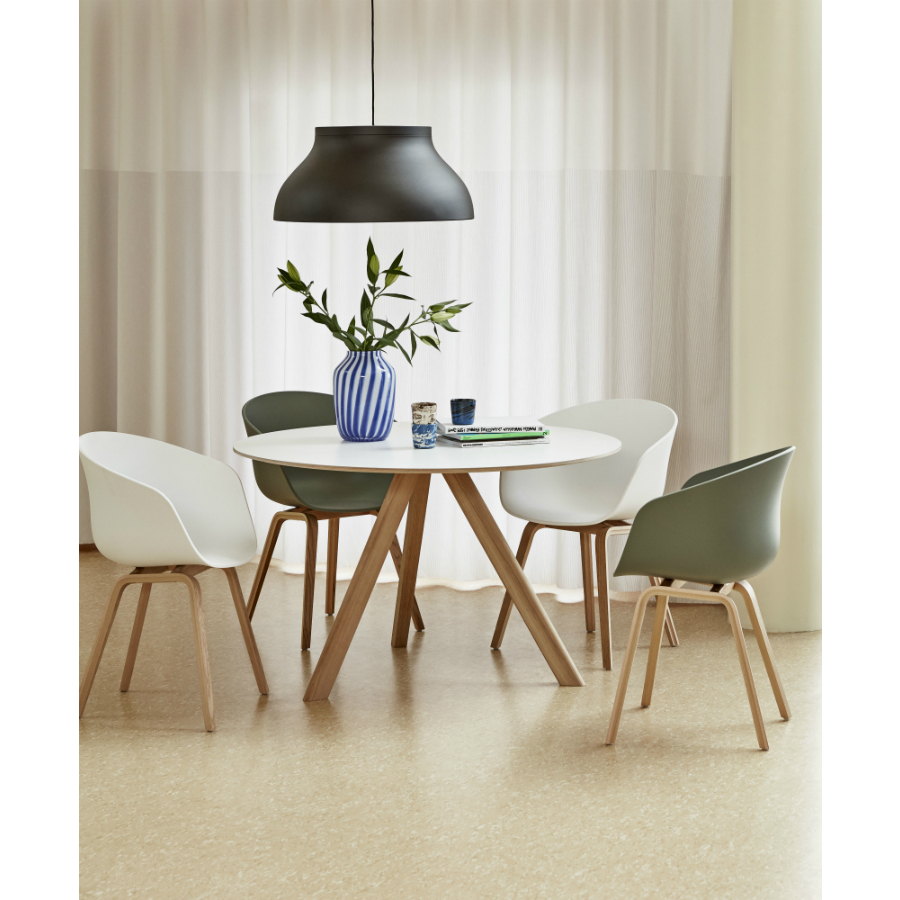 Стул AAC22 мягкий, белый со светлыми матовыми ножками Hay 222621130 - Вид №2