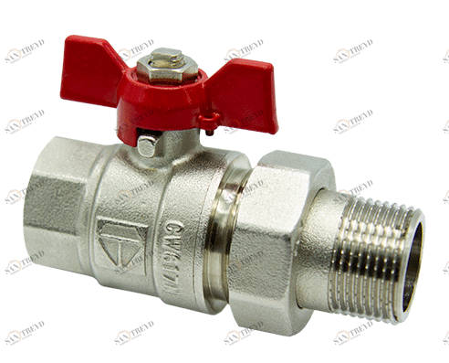 HLV-101227.№.02 Кран шаровой HLV Optima с полусгоном 