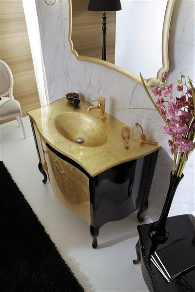 LEGNOBAGNO Лаковая тумба под умывальник с дверцами Narciso sun-id-1369791 - Вид №1