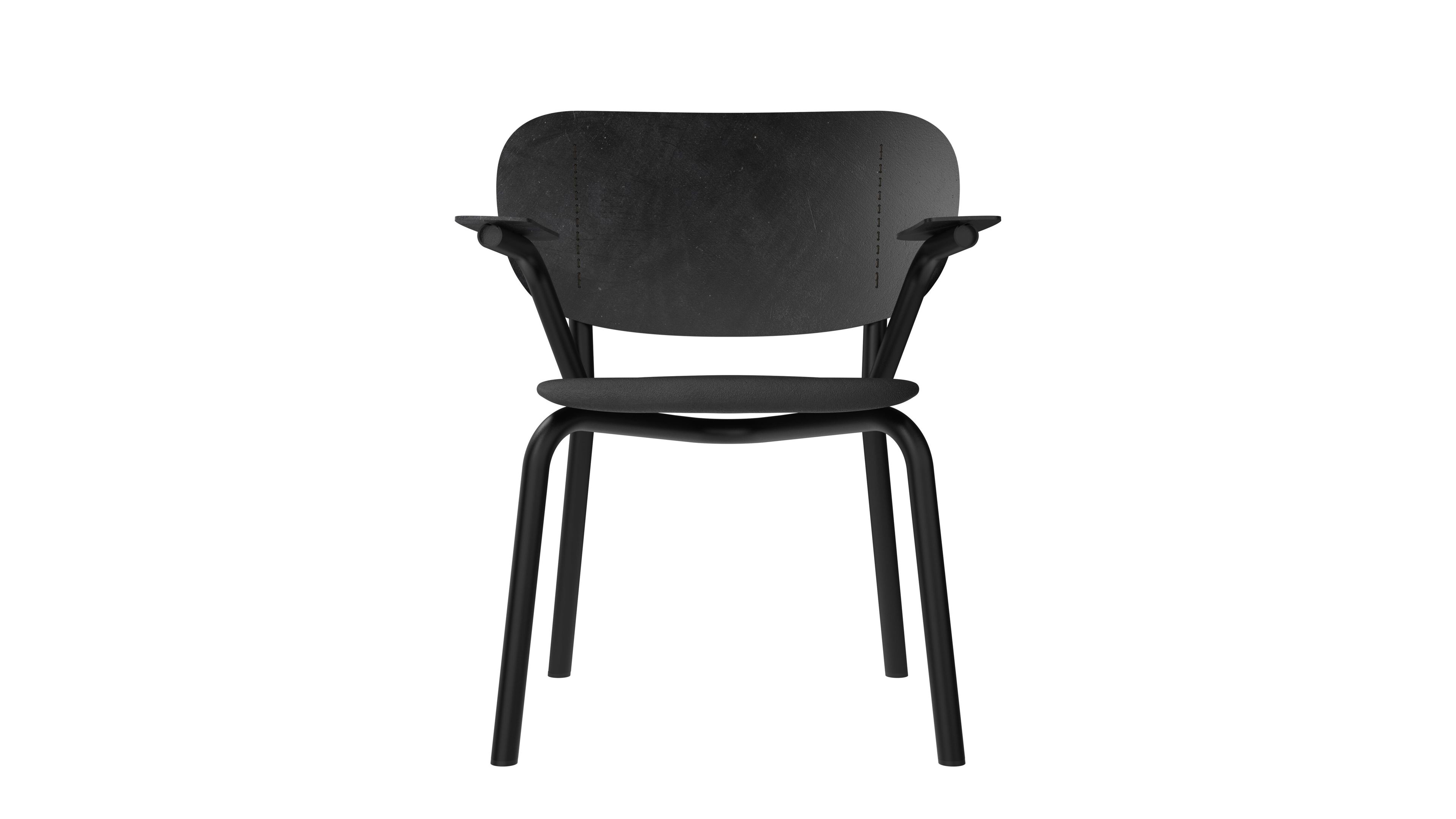 Деревянный и кожаный стул с подлокотниками FUNCTIONALS EMIL ROSI ARCH-00126468 - Вид №3