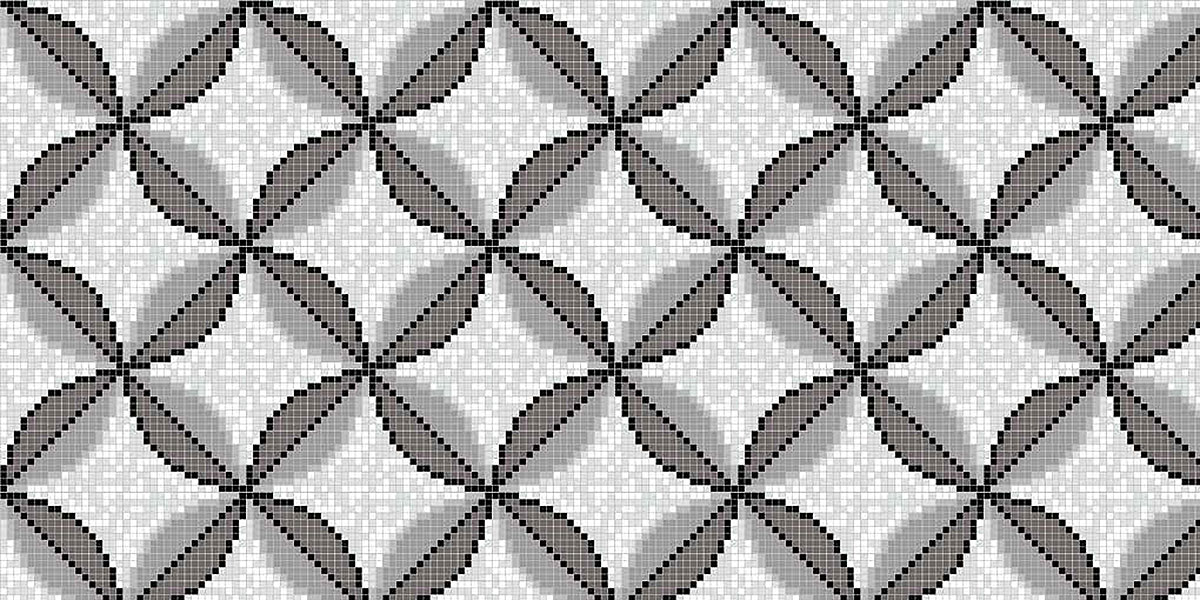 МОЗАИКА ИЗ СТЕКЛА MZ-02 WHITE ALMA ПАННО 15 MZ02WHITE - Вид №2