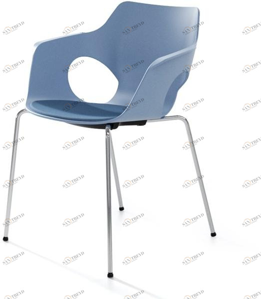 IBEBI Штабелируемый стул из полипропилена со встроенной подушкой Manta sun-id-1382758