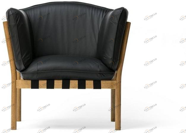 TON Кожаное кресло с подлокотниками Dowel sun-id-1413559