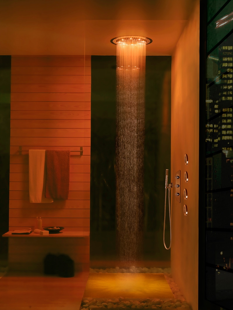 H37457 Потолочный & настенный душ DREAM - OKI - RGB CROMOTHERAPY BOSSINI  - Вид №7