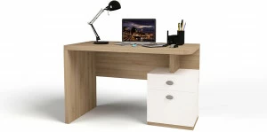 Стол письменный ABC-KING левая MIX OCEAN (cream)