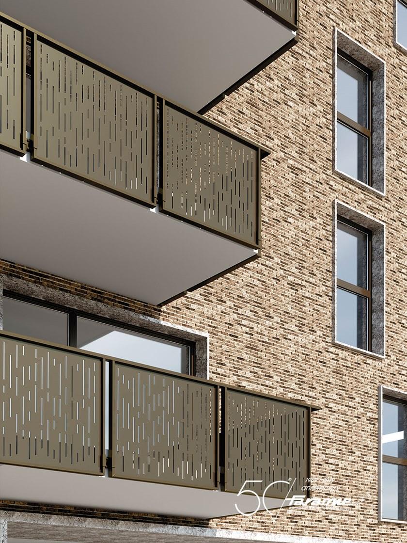 FARAONE Алюминиевый парапет с панелями из микроперфорированного листового металла Olimpia sun-id-1486110 - Вид №3