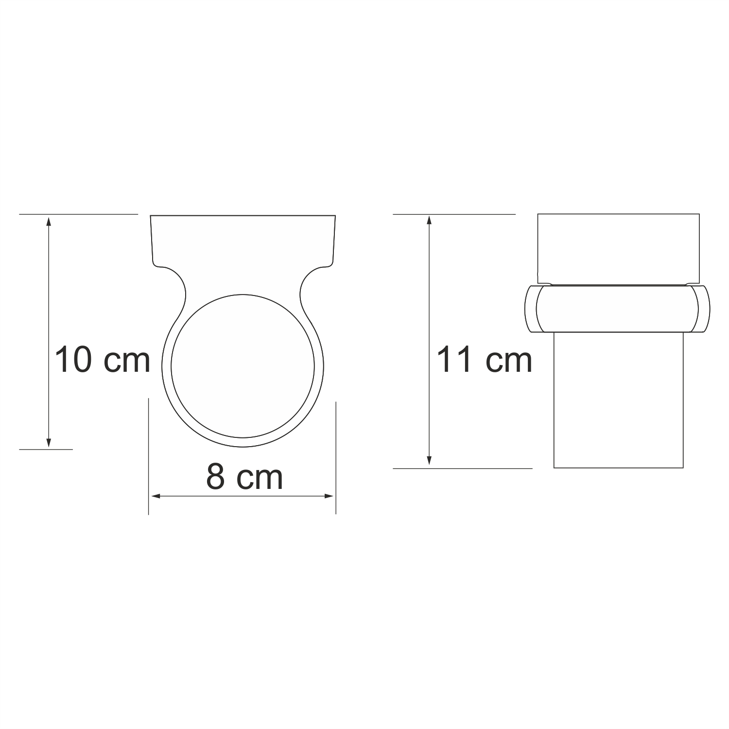 K-6828 Berkel Подстаканник одинарный WasserKRAFT Berkel K-6800  - Вид №2