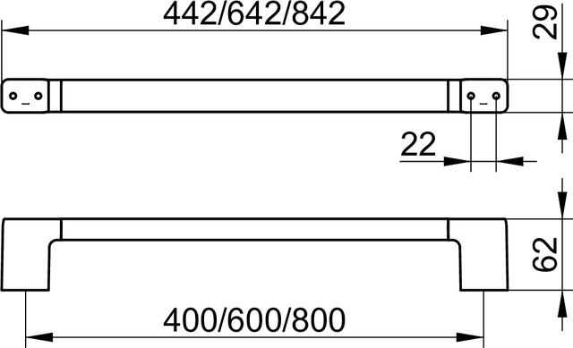 12701010800 Полотенцедержатель KEUCO Collection Moll - Вид №2
