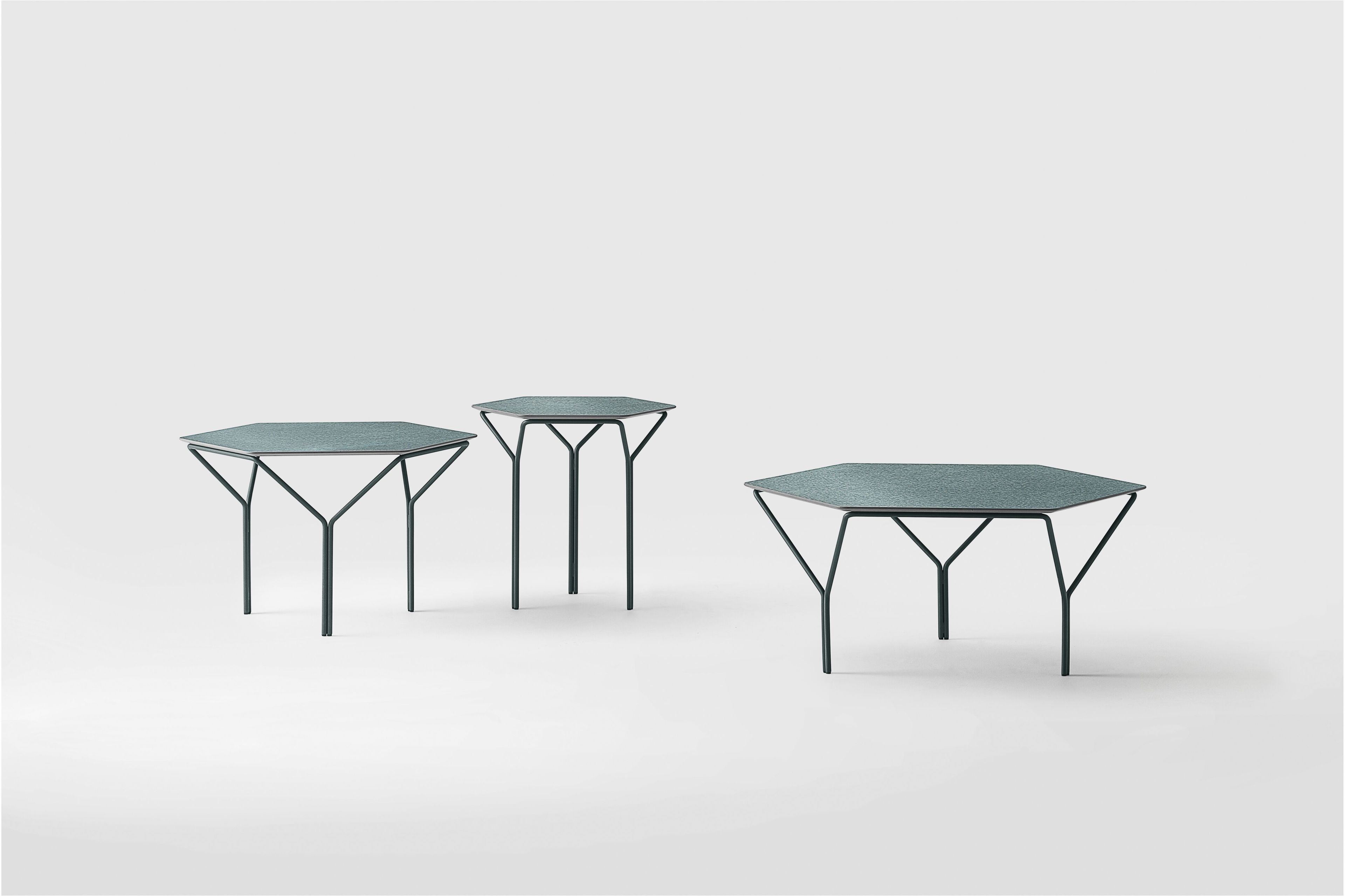 Деревянный шестиугольный журнальный столик Kastel Kyu ARCH-00123979 - Вид №3