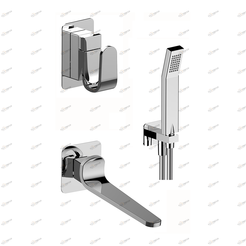 Смеситель для ванны встроенный с душем Cisal Kawa KA003100