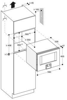 Gaggenau Комбинированная микроволновая печь Serie 400 Bm455100 - Вид №4