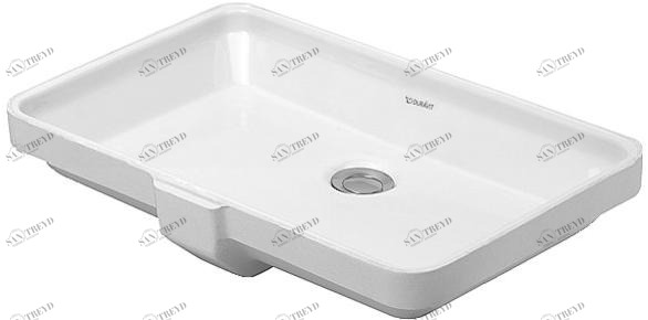 031653 Накладная раковина под столешницу  овальная Duravit 2nd Floor