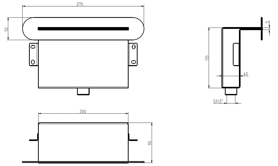 Нержавеющая сталь водопад встраиваемые насадки для душа Rubinetterie Frattini душевые кабины ARCH-00040860 - Вид №5