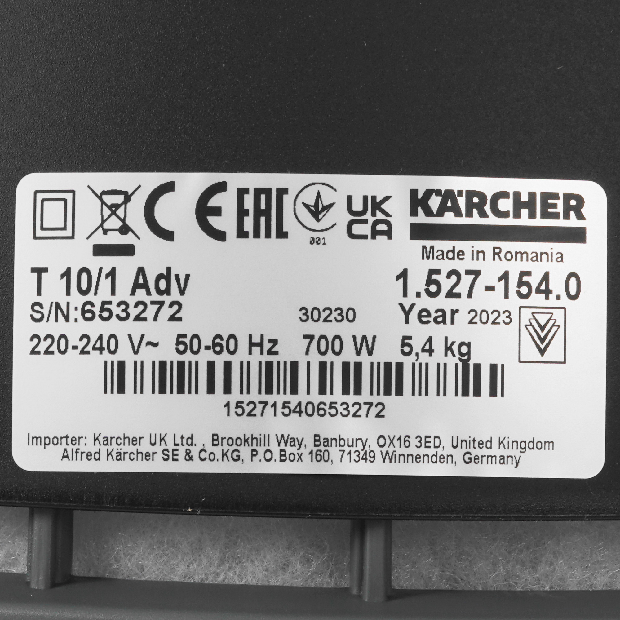 9981930 Пылесос Karcher T 10/1 Adv серый STDN-0075830 - Вид №4