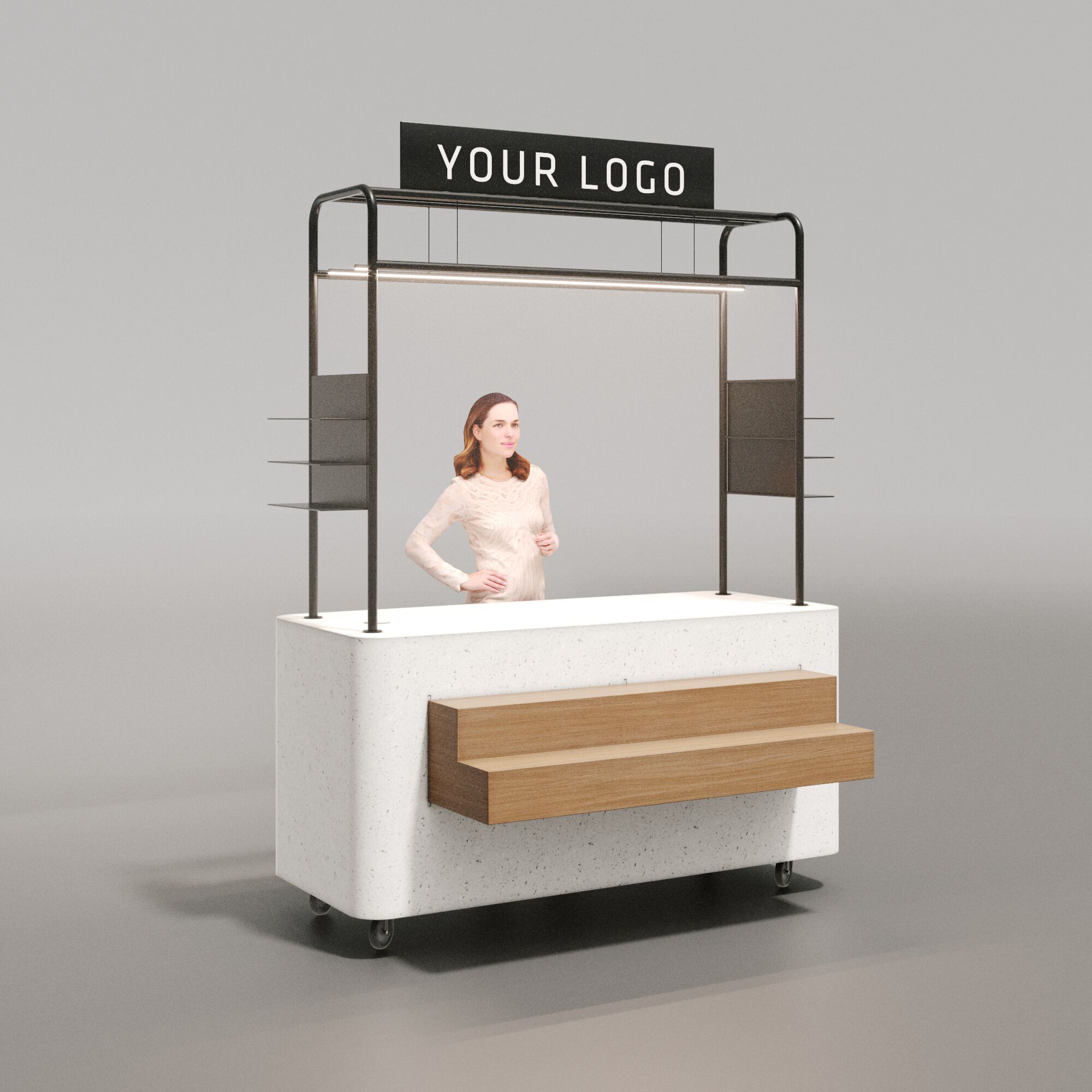 Мобильные киоски для торговых центров AMOSDESIGN SIMPLE ARCH-00146740 - Вид №1