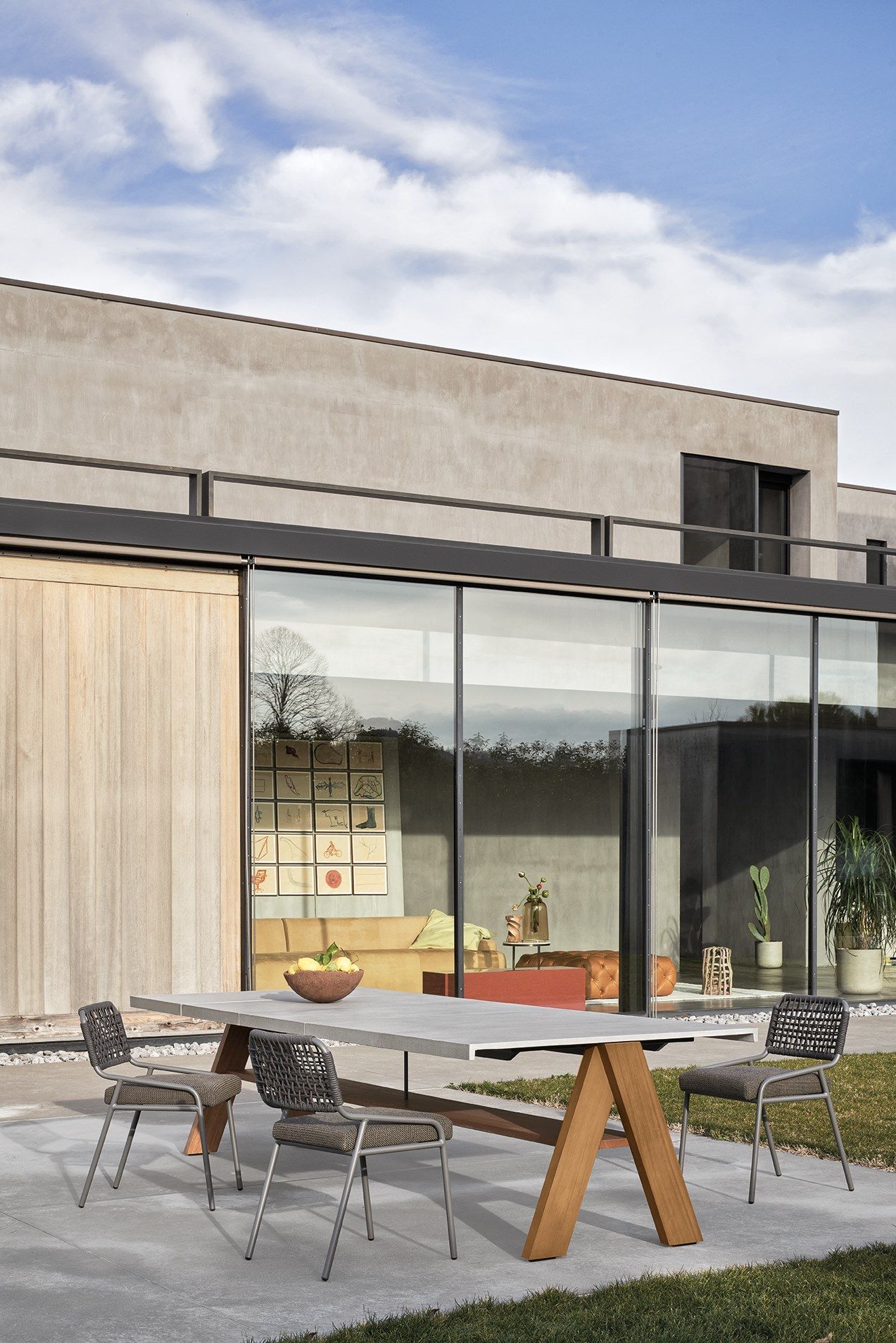 Прямоугольный садовый стол UHPC Meridiani Joi Open Air ARCH-00031563 - Вид №2