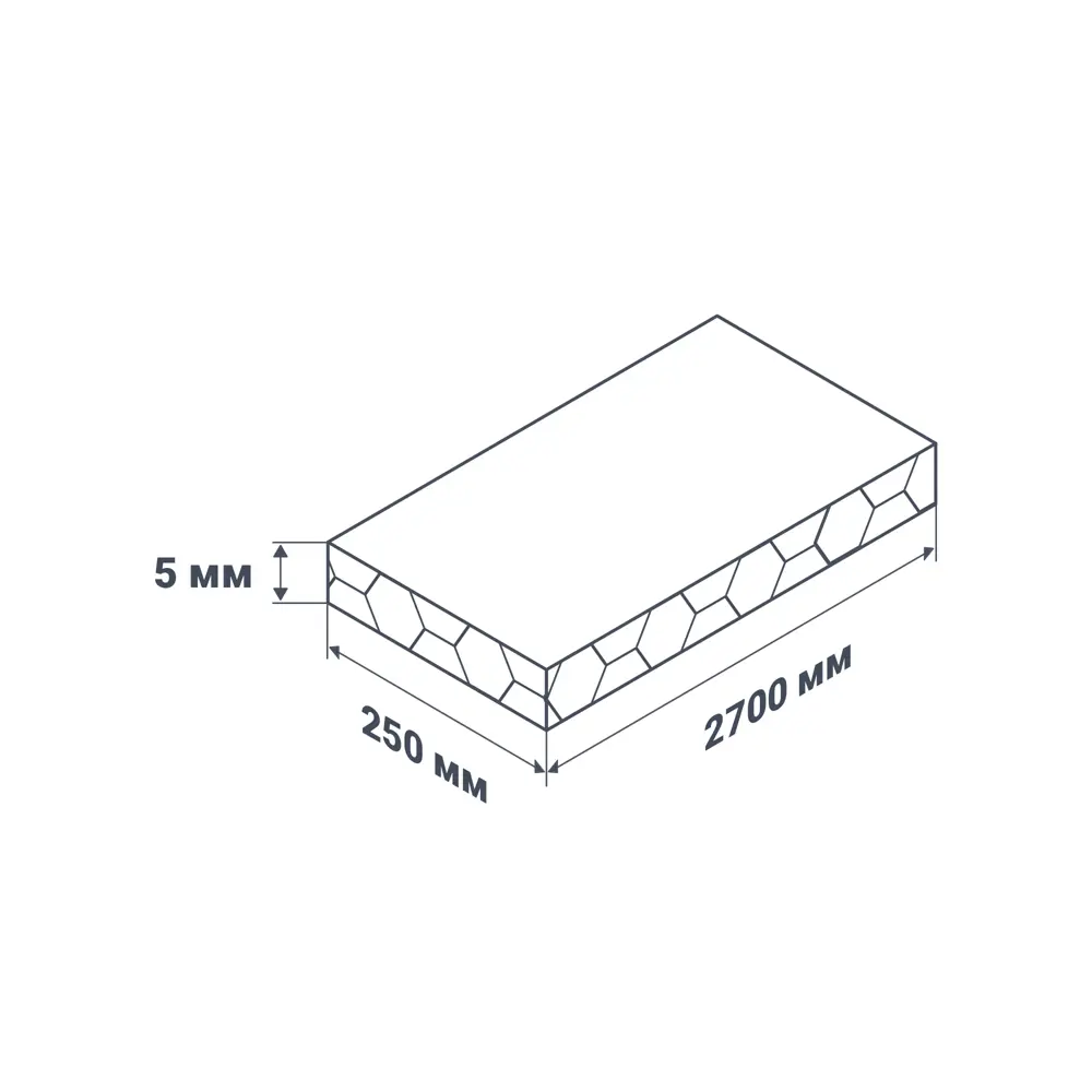 Стеновая панель ПВХ Штрипс сапфир 2700x250x5 мм 0.675 м² 82242113 STLM-2018047 Santreyd  - Вид №4