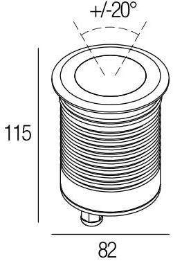 Flexalighting Ступень / точечный светильник для улицы sun-id-1404020 - Вид №1
