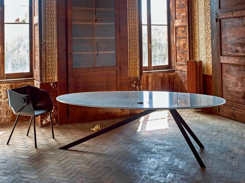 da a Овальный обеденный стол из металла sun-id-1371654 - Вид №1