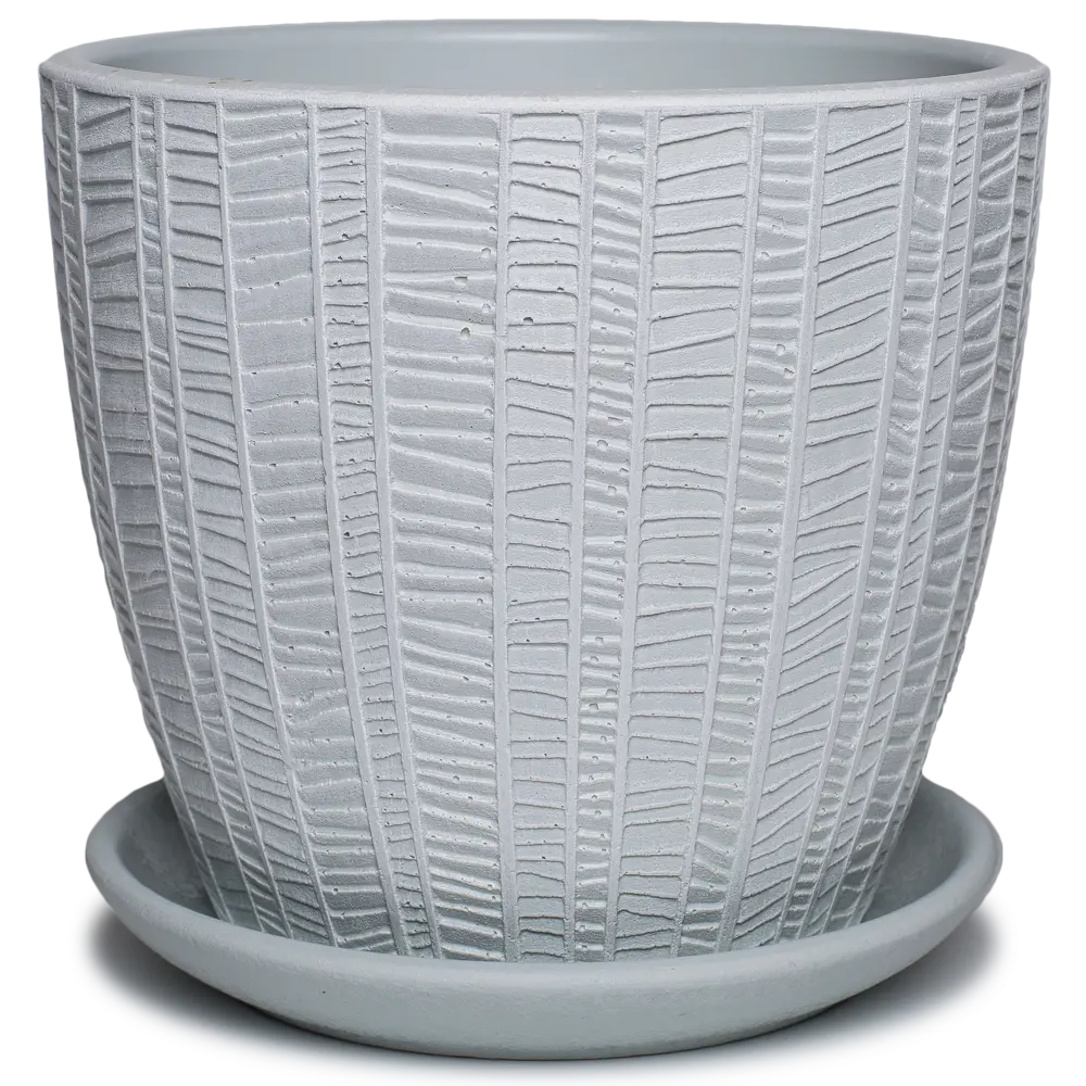 Santreyd Горшок «Метро» бетонный с рельефной фактурой для комнатных растений 82113262 STLM-0019376