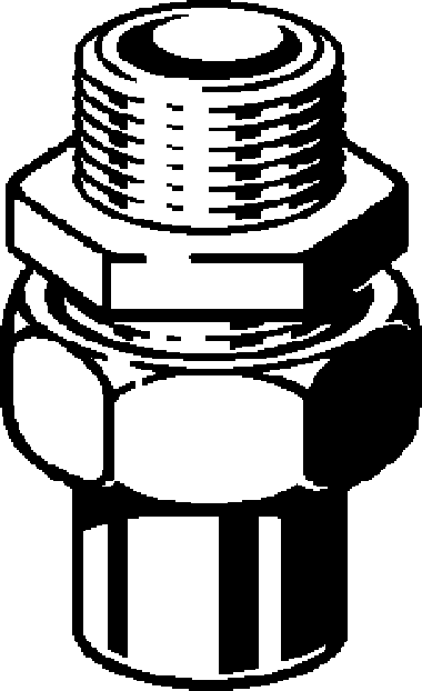 Viega Соединительный элемент резьбовой разъемный 94343G (115135) 115 135 - Вид №1