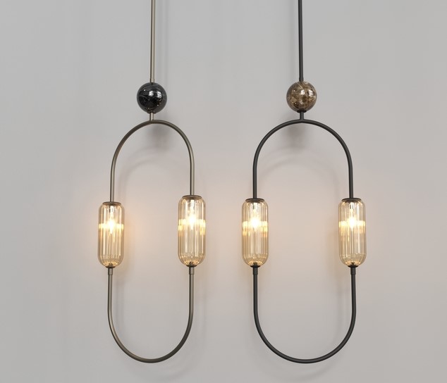 092024 Подвес никель - черный мрамор Aromas del Campo Clip