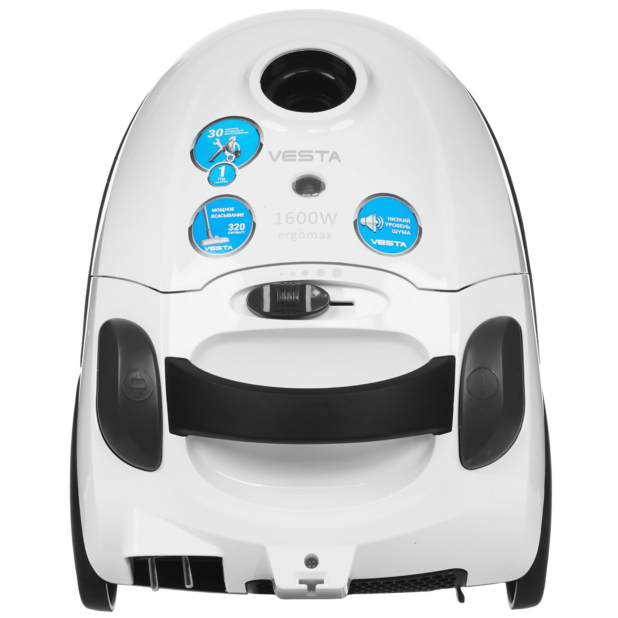 9165772 Пылесос Vesta V1B1600 белый STDN-0003676 - Вид №1
