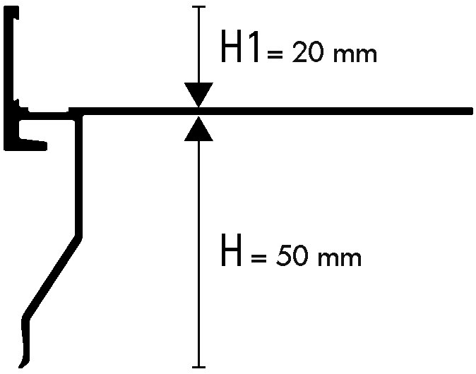 PROFILITEC Профиль для террас и фальшполов Bordertec Bho - Вид №4