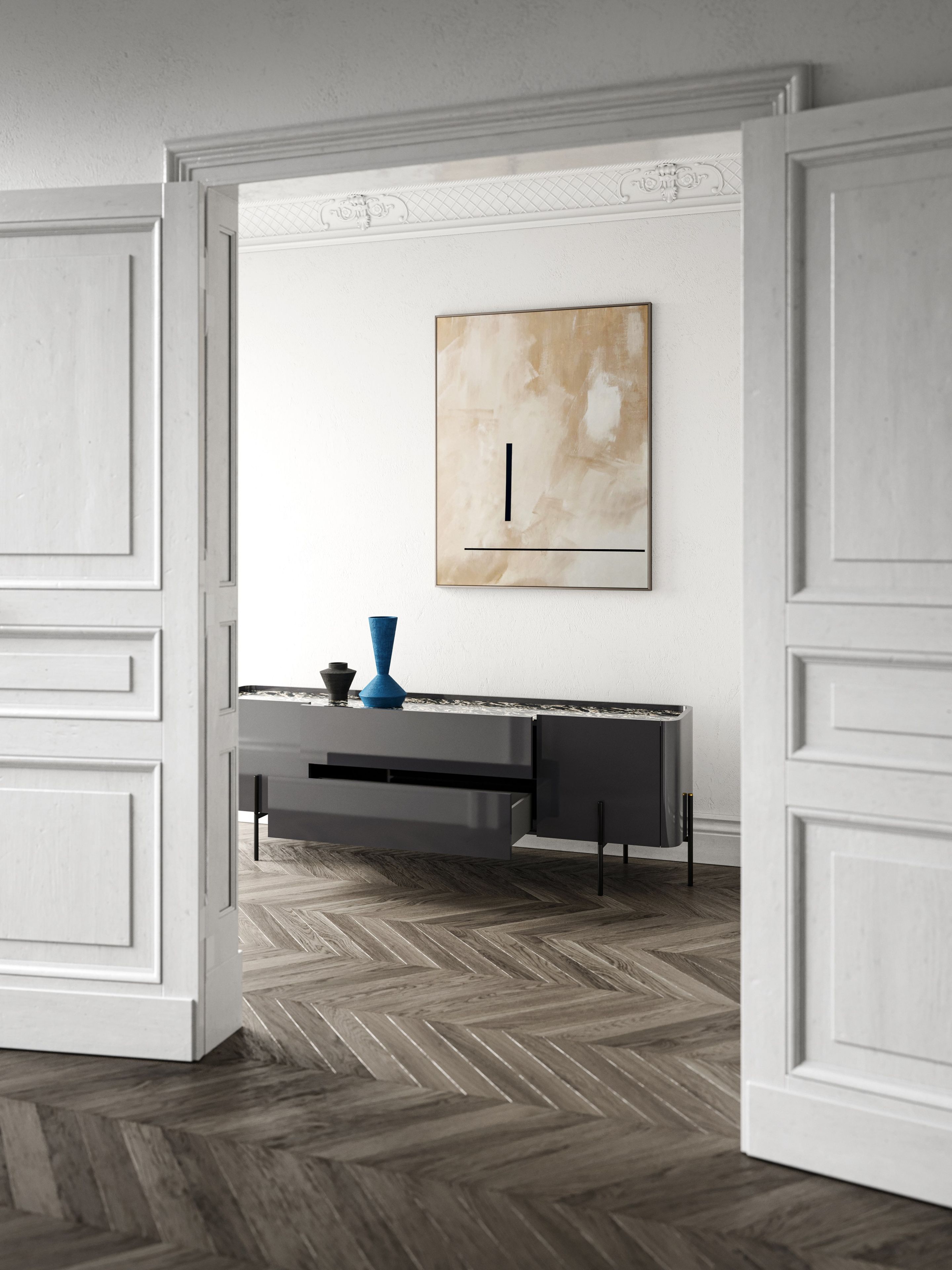 Шкаф из фанеры с ящиками Liu Jo Living Collection ARCH-00143645 - Вид №6