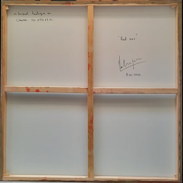 Картина ICI ET LÀ VIBRANT RED ARCH-00062175 - Вид №1